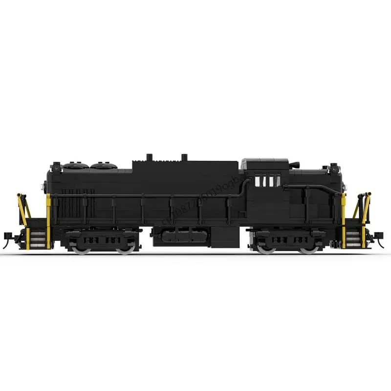 New 1260Pcs City Technical Train Tracks Railway Moc Alco Rs-3M Penn Central Model Custom Puzzle Diy Creative Ideas Kids Toy Gift