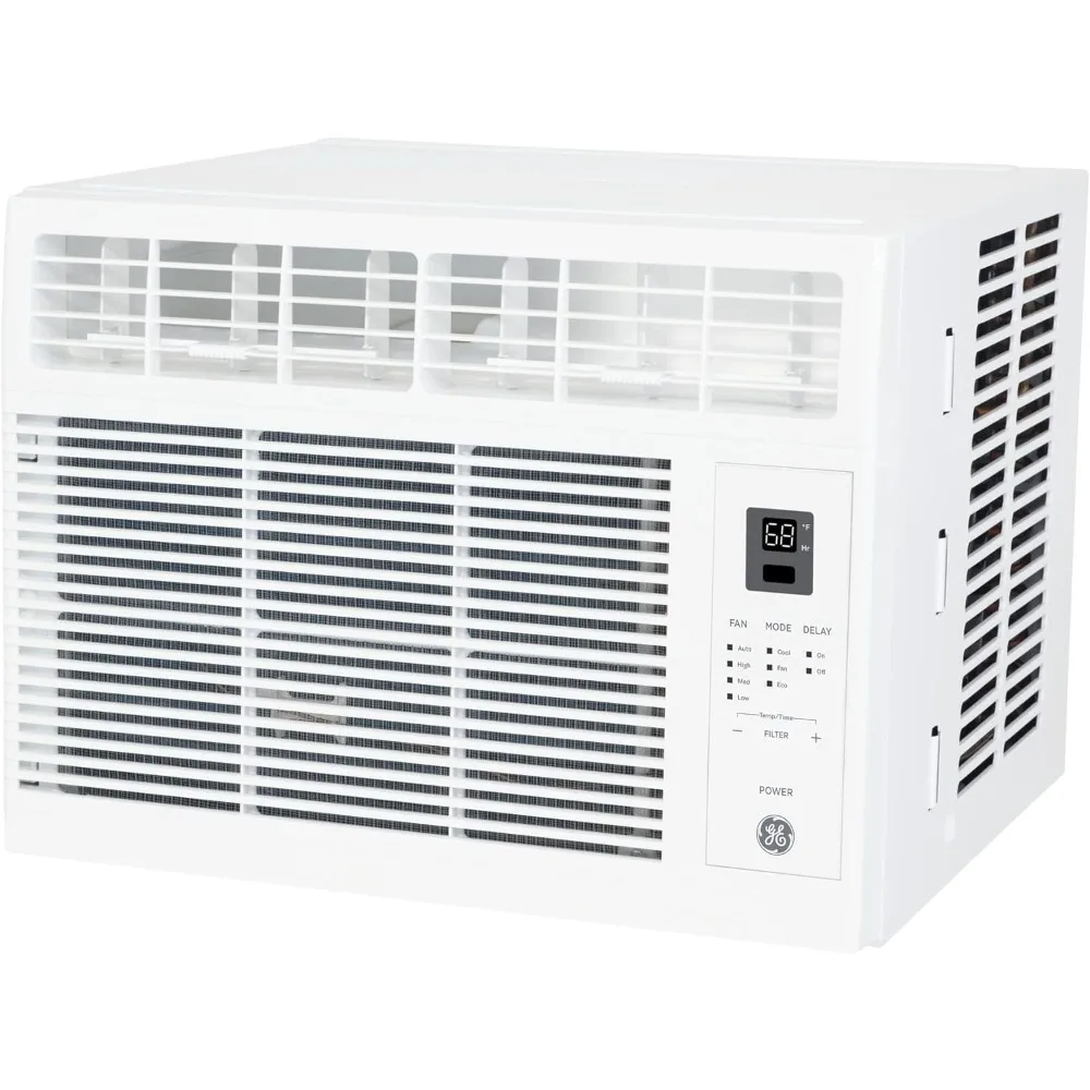 

Electronic Window Air Conditioner 5000 BTU, White, Efficient Cooling for Smaller Areas Like Bedrooms and Guest Rooms