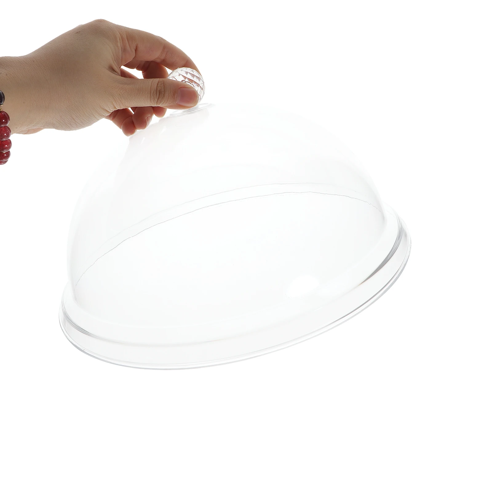 

Food Cover Transparent Round Lid PVC Tent Multifunctional Covers Snack Insulation
