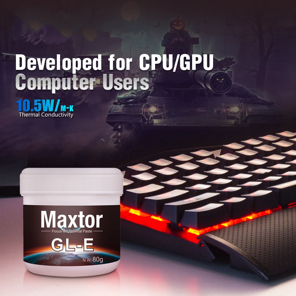 Maxtor 10.5 واط/m-k GLE معجون حراري للكمبيوتر وحدة المعالجة المركزية GPU PS4 الكمبيوتر MCU معدات لعبة صندوق تبريد مروحة الشحوم الحرارية المنتج الأصلي