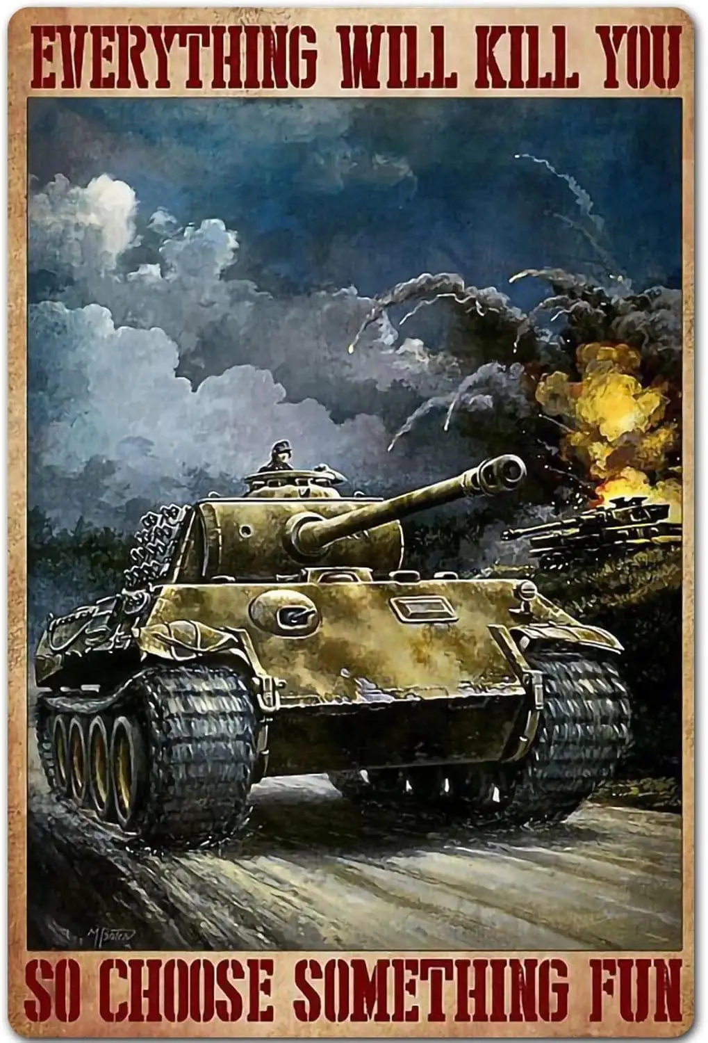 1b, Армейская новая металлическая жестяная вывеска в стиле ретро, металлический плакат, жестяная вывеска, винтажный настенный декор для кафе, бара, паба, домашнего украшения для пива, поделки 12x