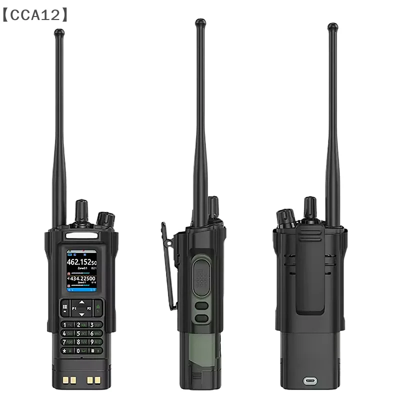 〔CCA12〕สำหรับ DM32 วิทยุแฮมสองทางเดิม UV-32 DM-32 เครื่องส่งรับวิทยุคลิปหนีบเข็มขัดโฮสเตอร์กรณี UV32 เข็มขัดซองหนังเข็มขัดผู้ถือกรณี