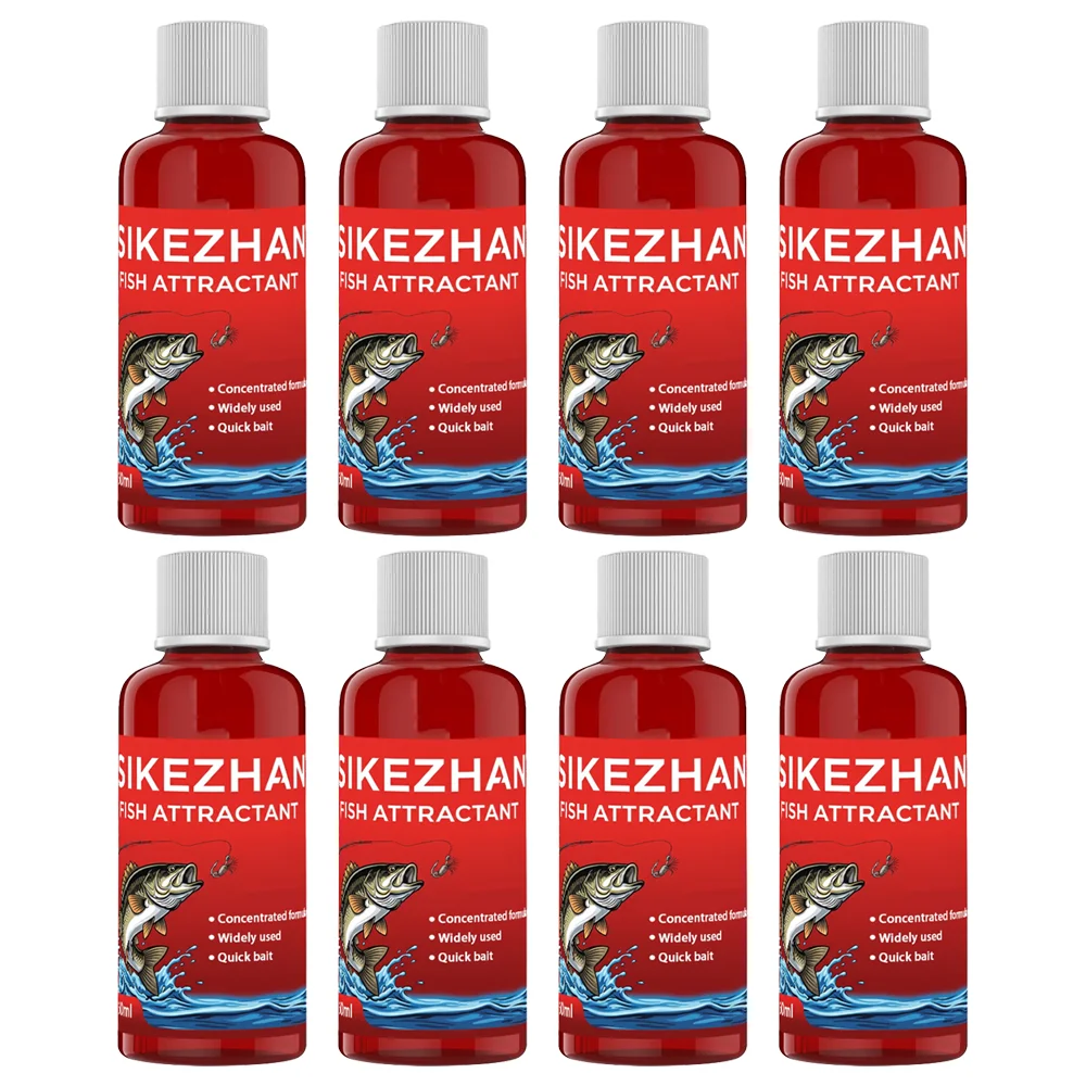 Aditivo Líquido de Alta Concentración de Gusano Rojo, Atractivo Multiespecífico para Peces como Trucha y Lubina, Mejora la Tasa de Captura, 60ml