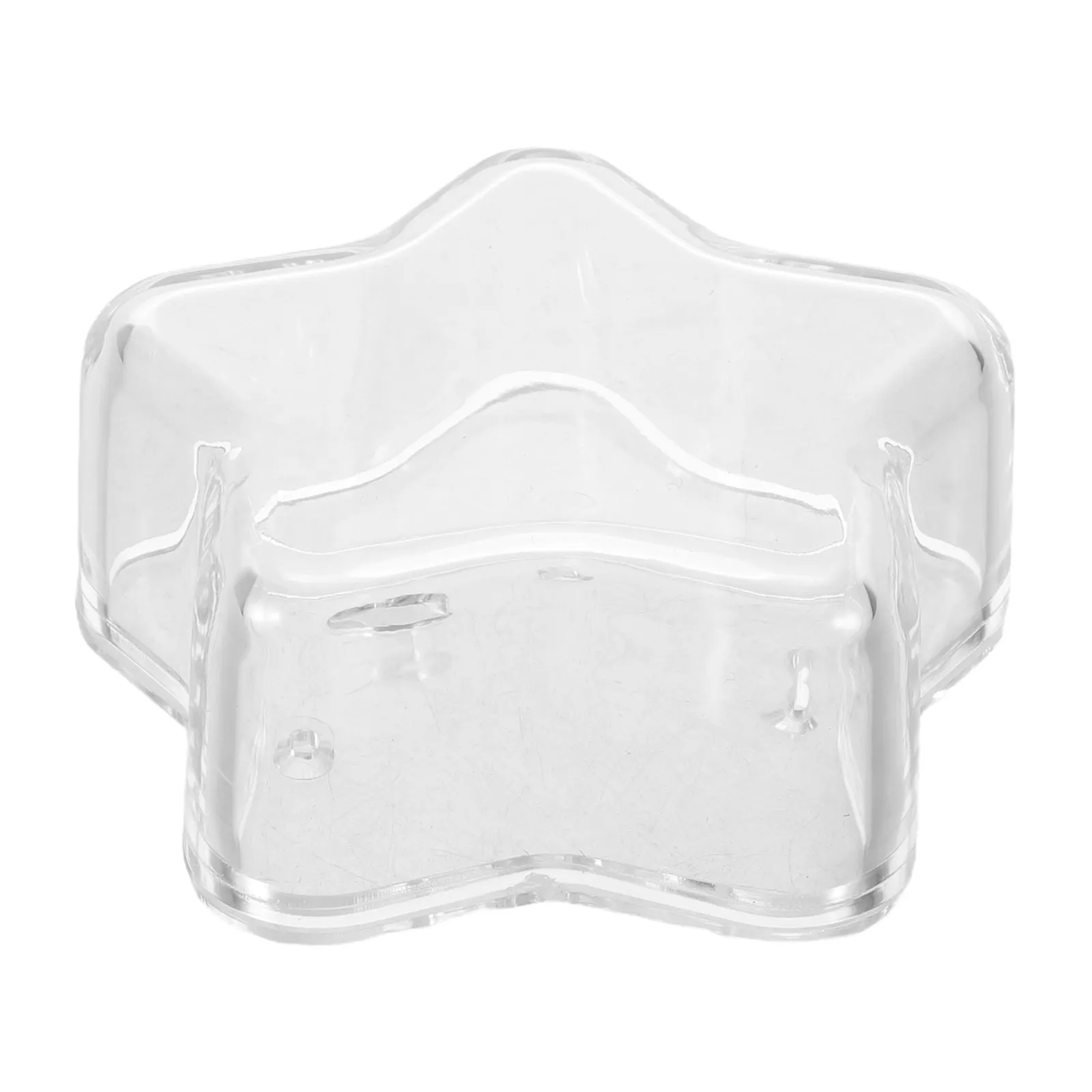 

Transparent Acrylic Music Box Shell Star Shape DIY Cover Wind-Up Mechanism Protective Case for Music Box Assembly Replacement