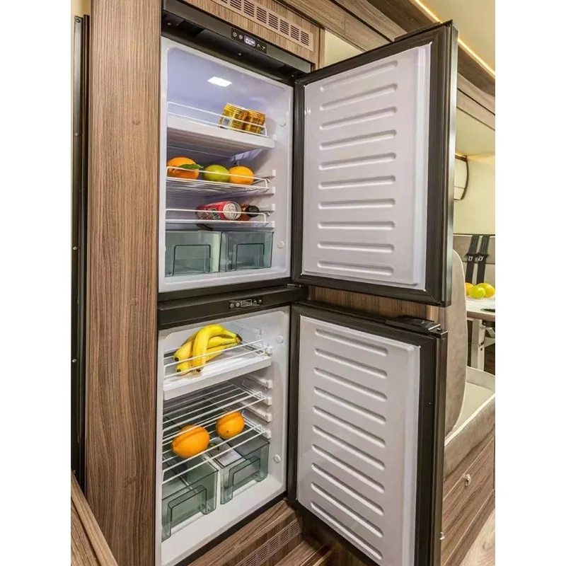 RV fully frozen refrigerator modified 12/24V refrigerated freezing mode adjustable large-capacity freezer