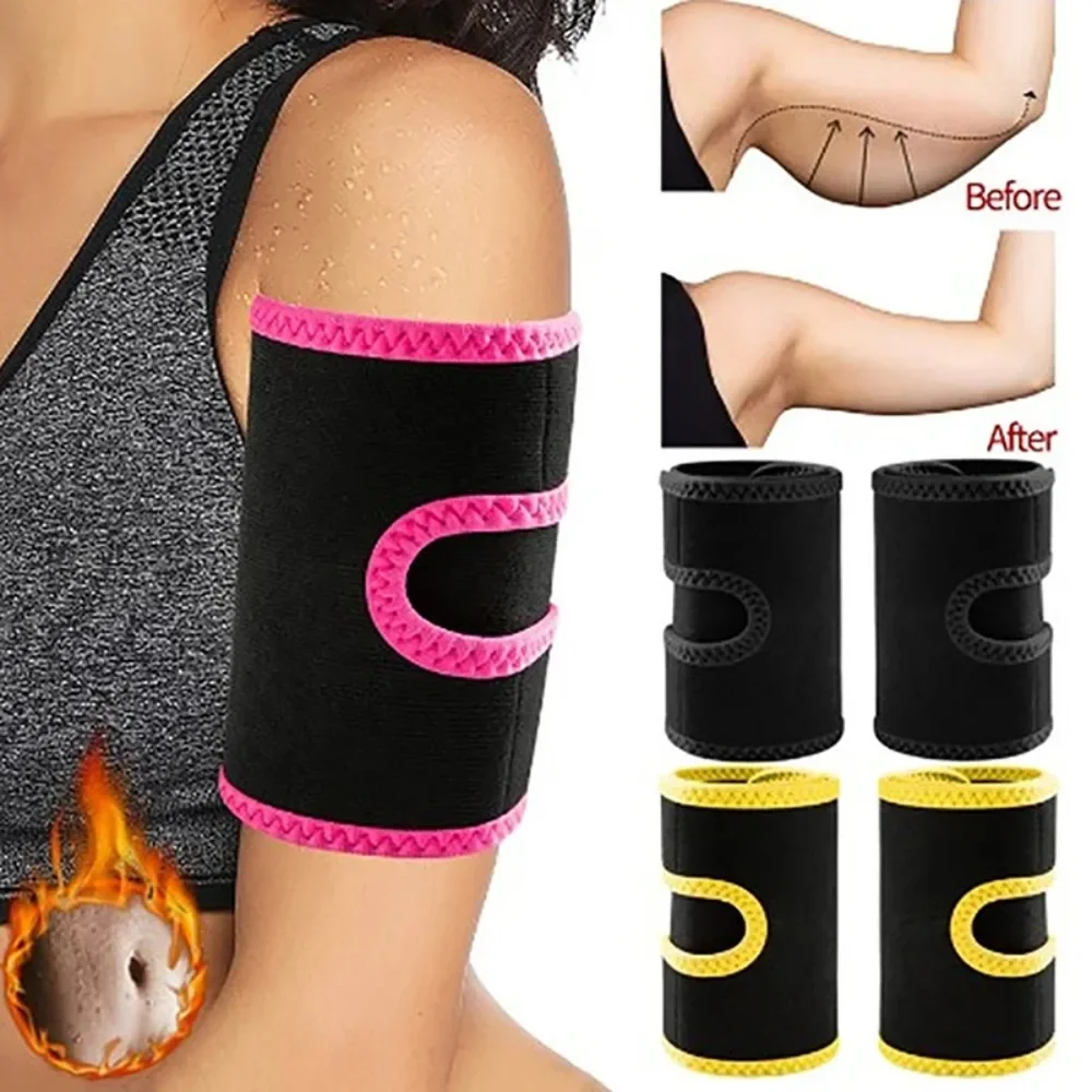 Arm Trimmers Sauna Sweat Bands Women Arm Slimmer Trainer Anti Cellulite Arm Shapers Weight Fat Reducer Loss Workout Body Shaper