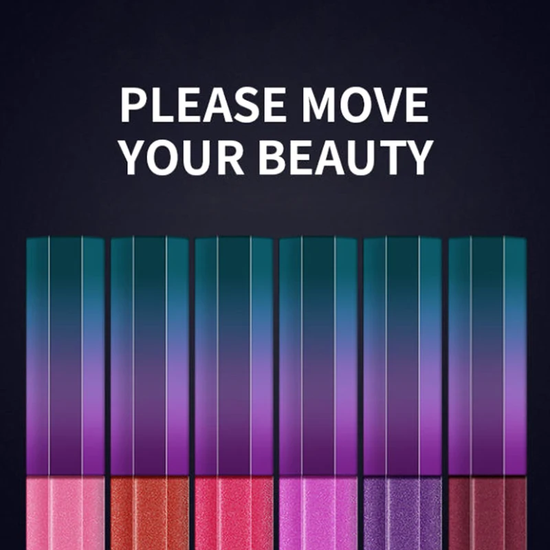 1 Pieza de Lápiz Labial Líquido, Impermeable, de Larga Duración, Cosmético, Rojo, Rosa, Morado, Mate, Brillo Labial, Tinte Labial Nude, Maquillaje