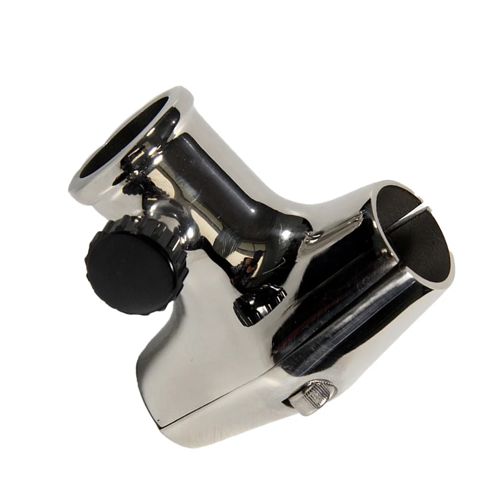 Fitting Base Flag Pole Flagpole Adjustable Tube Boat Rail Connector