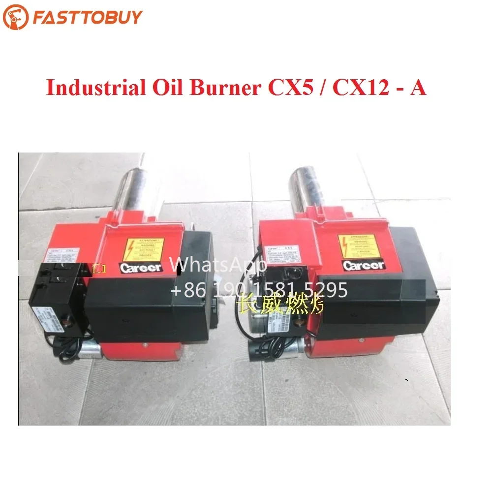 Industrial Oil Burner CAREER CX5 / CX12 - A Single-stage Diesel Burner Fuel Oil Heater New