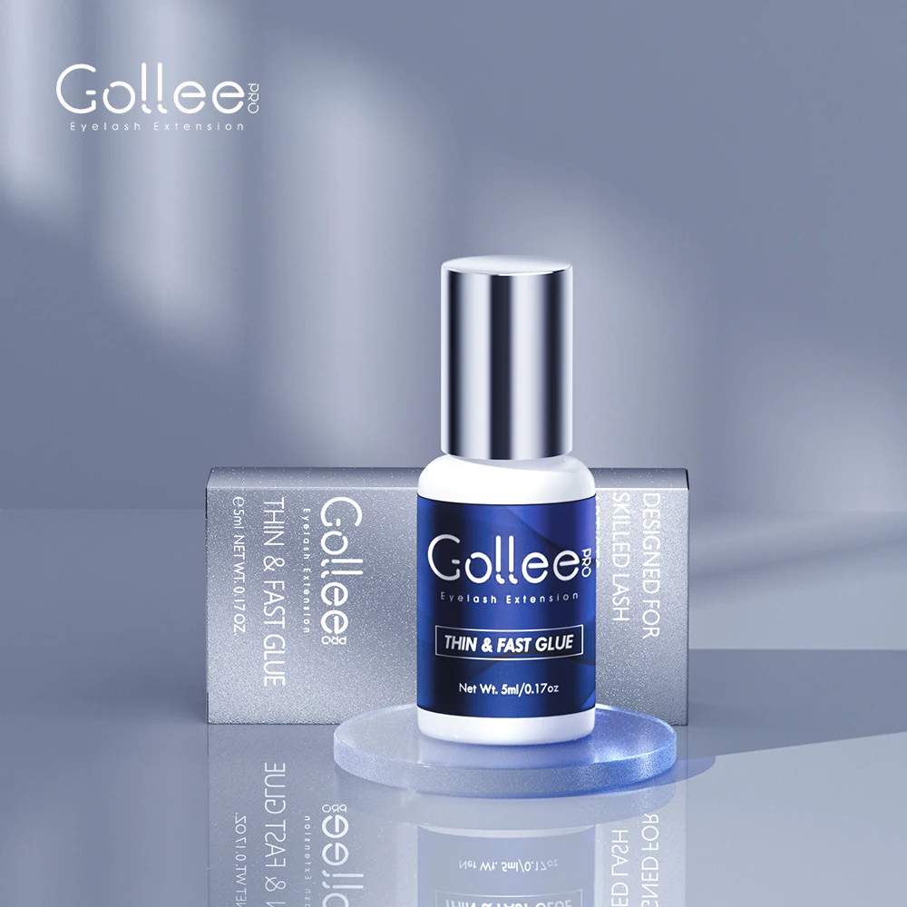 

Gollee Sensitive Original Professional No Burn Waterproof Oil Proof Good Retention Strong Eyelash Lash Extension Adhesive Glue