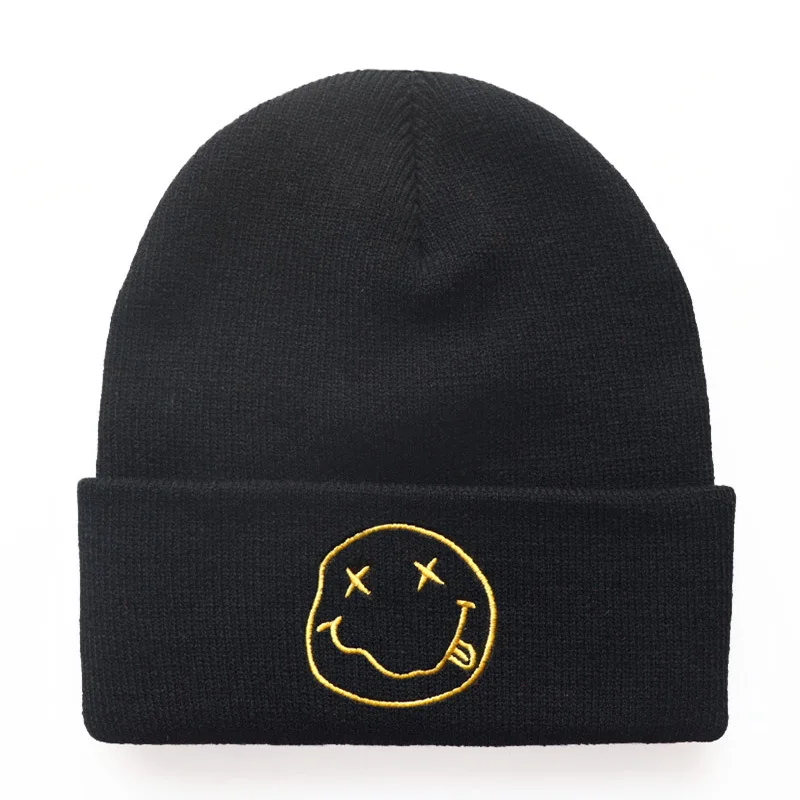 Fashion Warm Skating Roll Tama Jun Popular American Anime Cartoon Embroidered Knitted Autumn Winter Warm Hat Wool Hat Gengar Tam