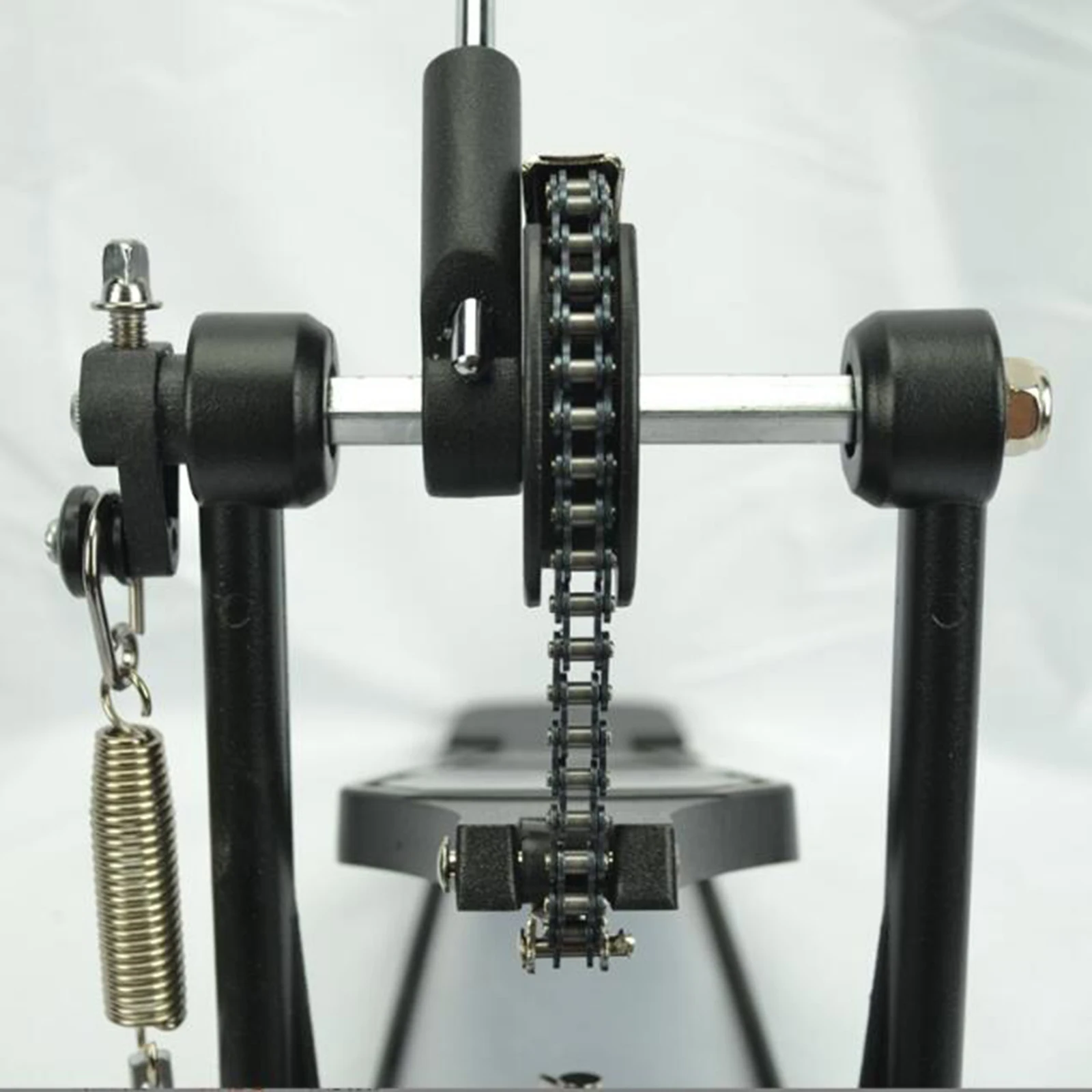 Bass Drum Pedal Drum Practice Instrument Accessories for Beginner, Pro Drummers Chain Drive Drum Step Drum Foot Pedal Beater