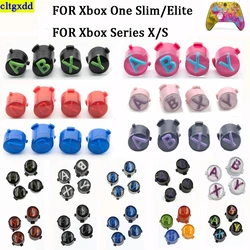 FOR Xbox One Slim/Elite/Xbox Series X/S Wireless Controller Replacement ABXY Start Back Sync Button Kit View Menu Share Button
