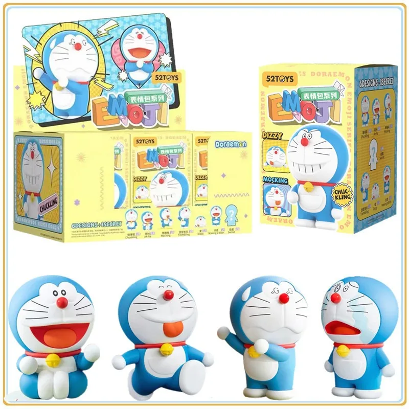 

52TOYS Doraemon Expression Pack серии слепая коробка Kawaii фигурка игрушка анимационная мультяшная модель украшение для рабочего стола подарки