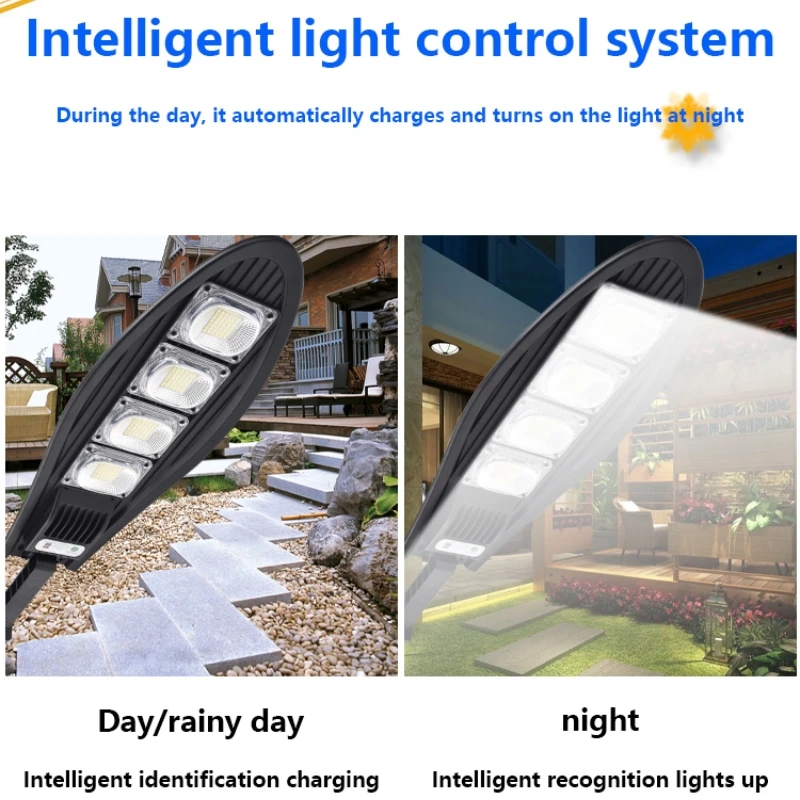 168LED 10000W Solar Street Light Super Bright Outdoor 3 Modes Motion Sensor Waterproof LED Lamp for Garden Villa Gard Park Wall