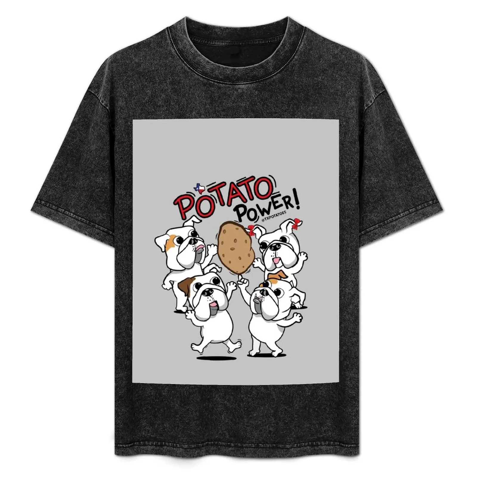 

POTATO POWER T-Shirt Casual Breathable Short Sleeve Top