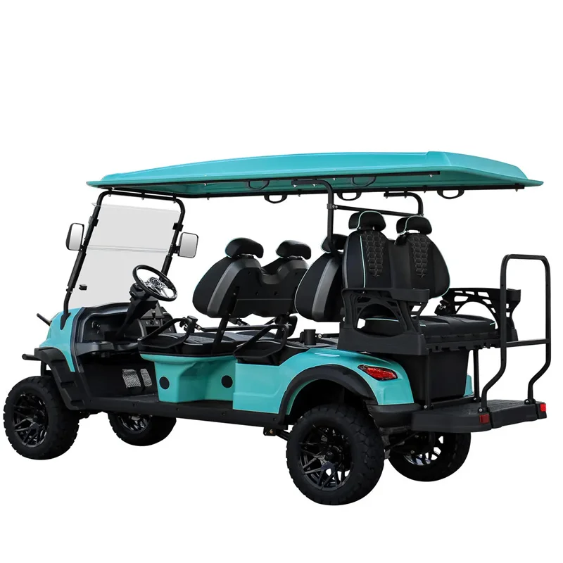 2024 New 48V Lithium Battery 5000W AC Motor Electric Golf Cart 4 Seats 6 Seats Electric Off-Road Golf Cart