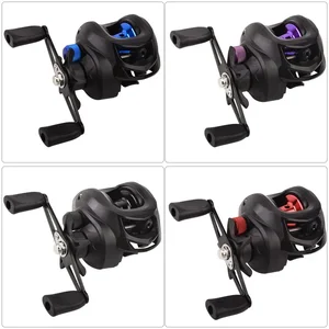 High speed Baitcasting reel, avoid tangling line fishing reel, long shoot, fresh salt water fishing wheel, 7.2: 1 10 Main Sales Molinete Long Cast Praia - №4