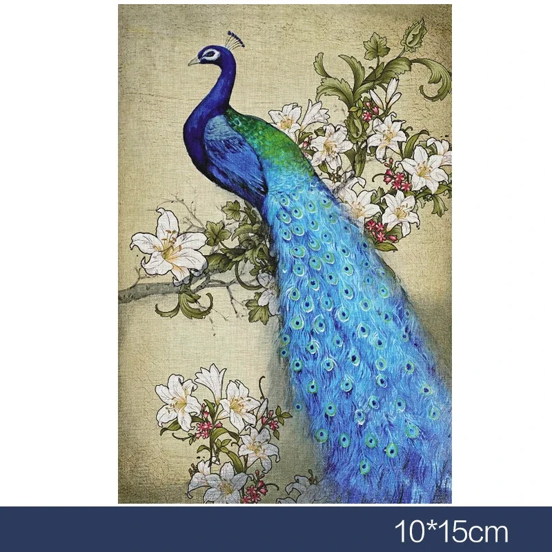 150PCS 15*10cm Mini Test Tube Jigsaw Puzzle Peacocks Beautiful Animal Series Painting For Adult Family Game Educational Toys