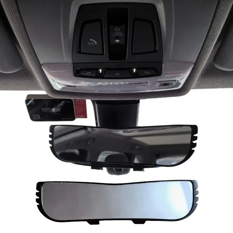 

1 Piece 160° Wide Angle Enhanced Field Of View Interior Monitor Car Accessories Universal Fit Curved Rearview Blind Spot Mirror