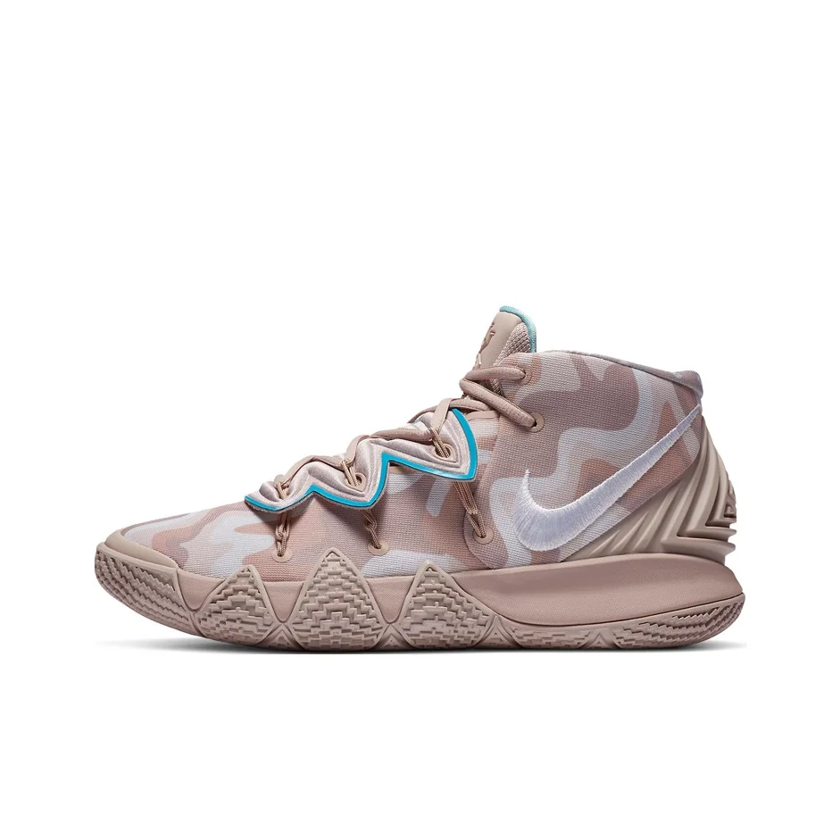 Nike Kybrid S2 Round Tip Mid top Performance Basketball Shoes Unisex Blue Umber CQ9323-200