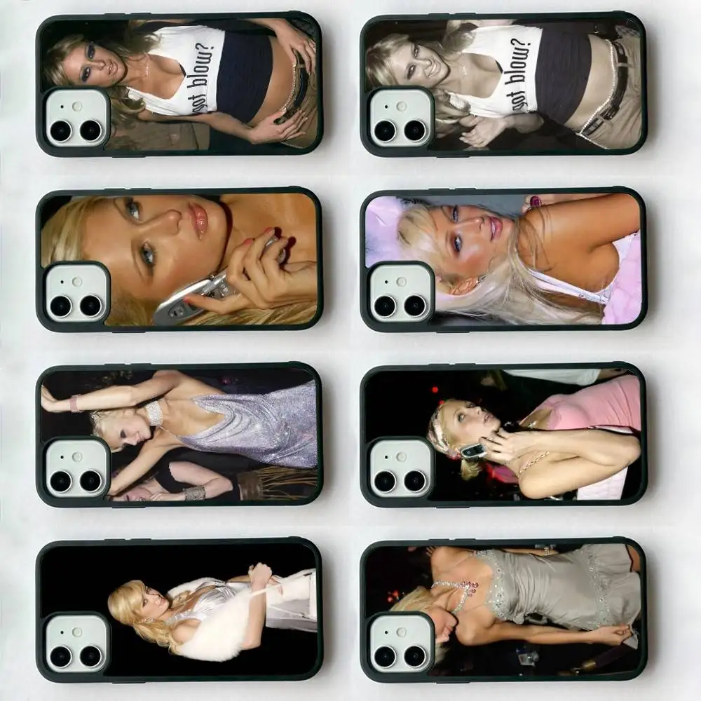 Paris Hilton Got Blow para IPhone 17 16 Pro Max Air 15 14 13 12 Mini Plus 11 PC duro + TPU cubierta trasera del teléfono