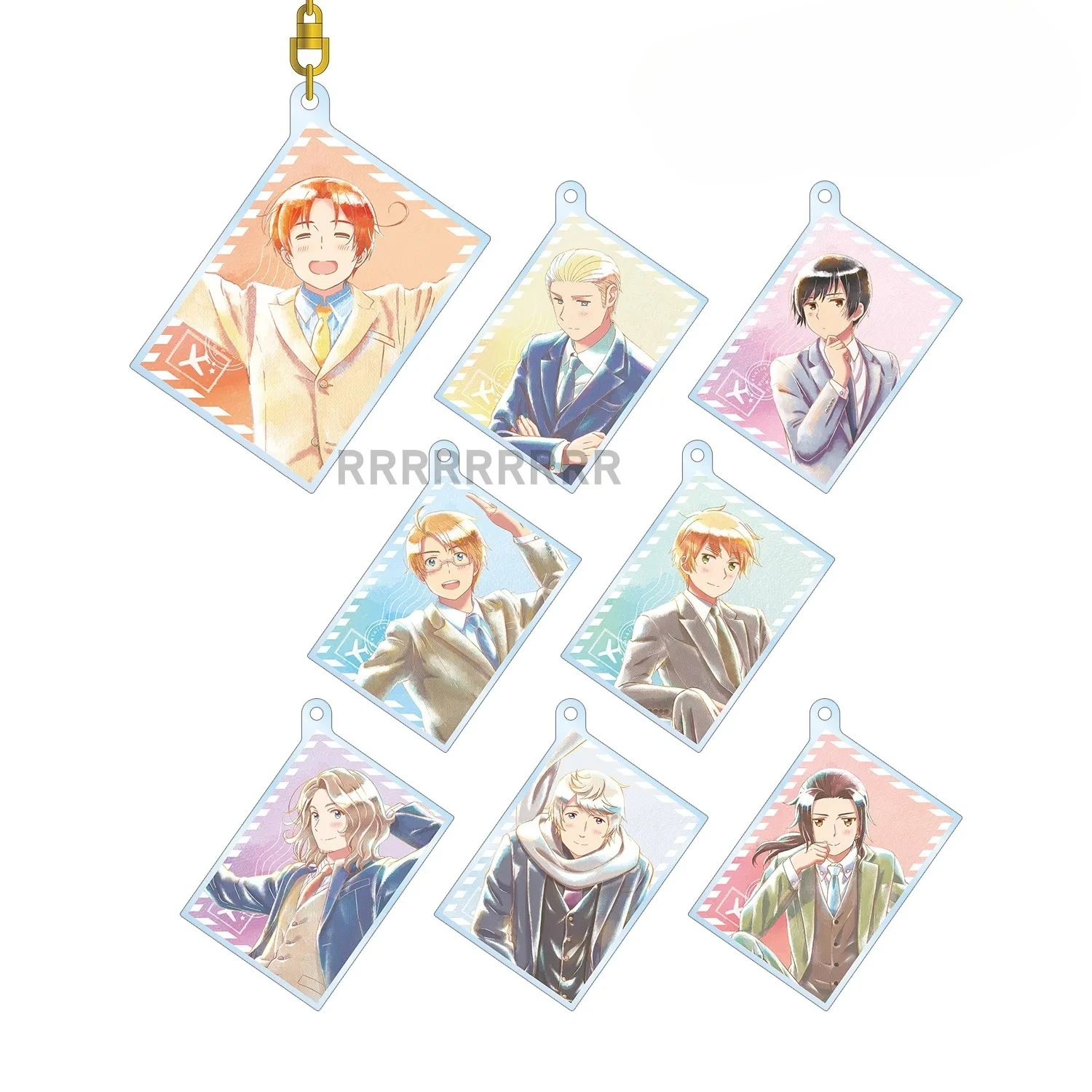 Anime Aph Keychain …