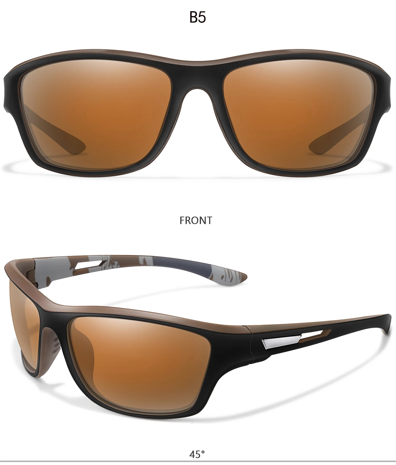 Klassische Polarisierte Sonnenbrille Weiblich Männlich Outdoor Sport Angeln Fahren Wandern Brille Straße Radfahren Anti-glare UV400 Brillen – Detail 7