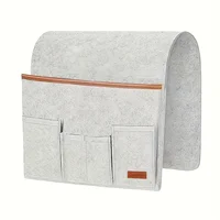 Sturdy Felt Hanging Organizer for Bedside & Dorm Rooms - Multi-Pocket Storage Pouch for Remote Control Books Essentials - Image 6