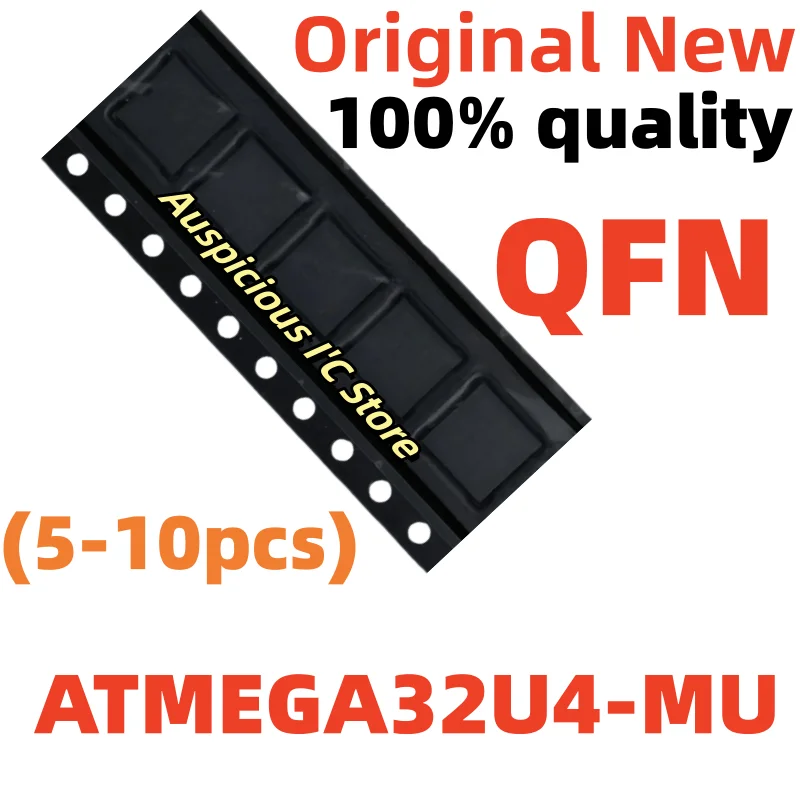 

(5-10pcs)100%New ATMEGA32U4-MU ATMEGA32U4 MU MEGA32U4-MU QFN-44