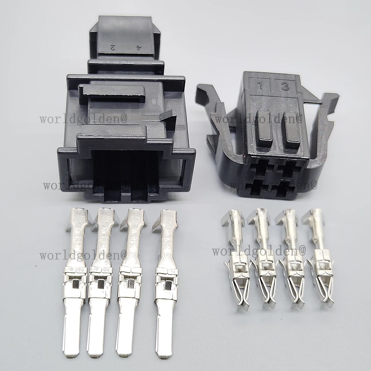 1J0972722 1J0972732 Auto 4Pin Terminal Connector for Universal Vehicles Replace Loose Interior Wiring Joints