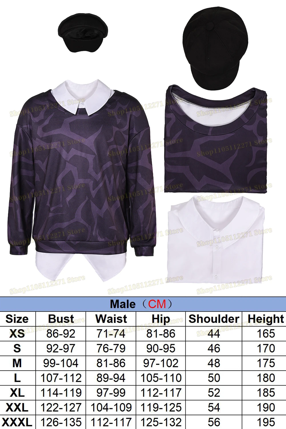 Demon Hunter of KPop Saja Boys Cosplay Black Costume Jinu Abby Mystery Baby Men Roleplay Shirt Outfits Halloween Carnival Party