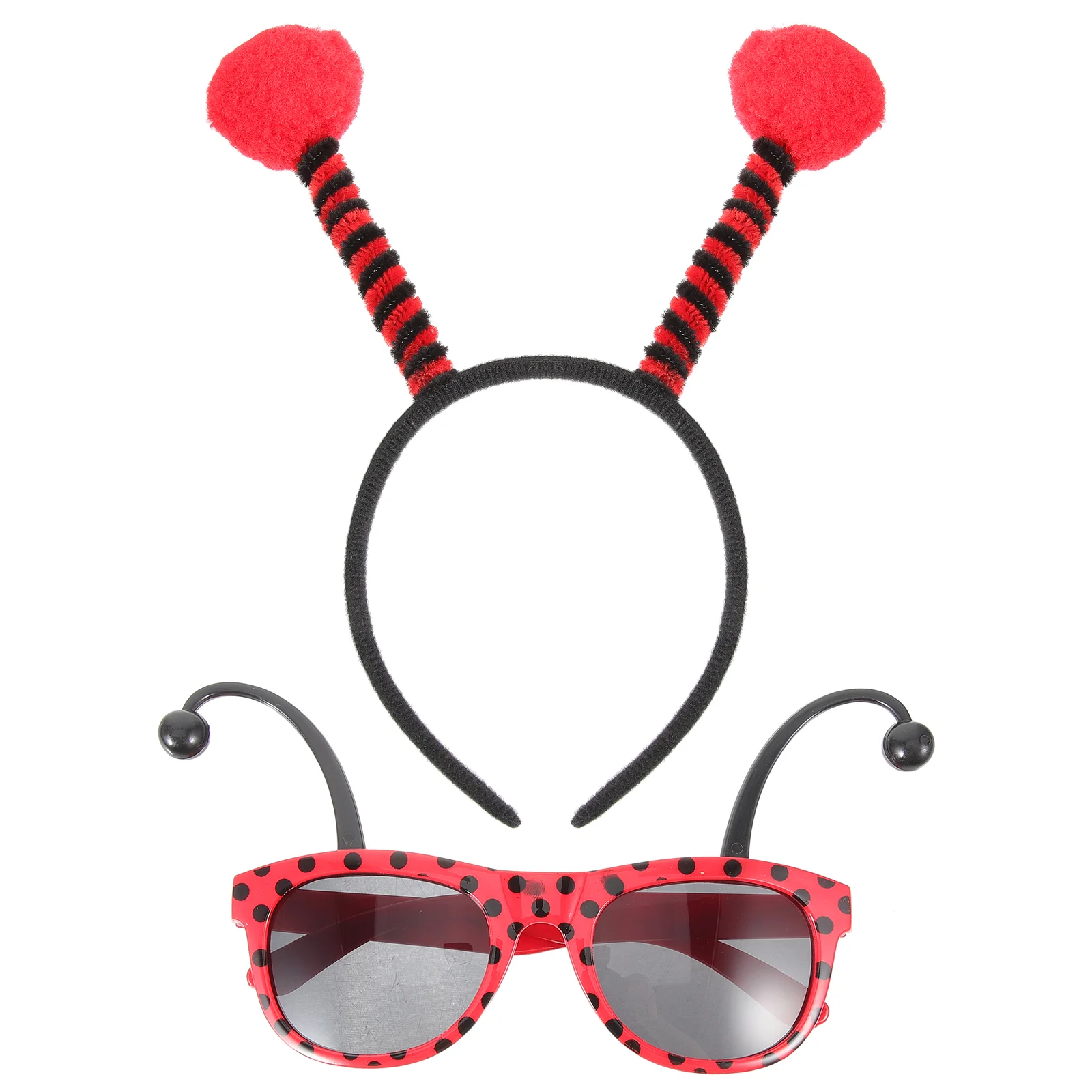 

Headgear Party Props Child Hair Accessories for Girls Ladybugs Plastic Dress-up Headbands