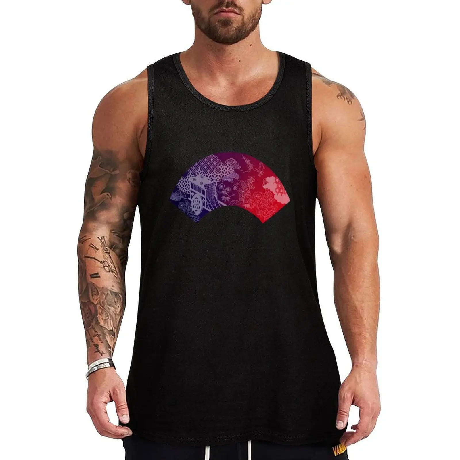 

Yuyuko Saigyouji Fan last spell Tank Top Men's clothes t shirts gym shirt man sleeveless shirt man