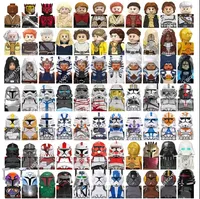 Disney Star Building Blocks Mandalorian Obi-Wan  Rex Kylo Ren Luke skywalker Ahsoka Darth Vader Brick Set Action Figures Toys