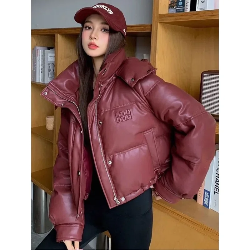 European Goods Explosive Down Quilted Women\'s Short Hooded Bread Women\'s Winter Thick Padded Coat Coat Small Man To Wear