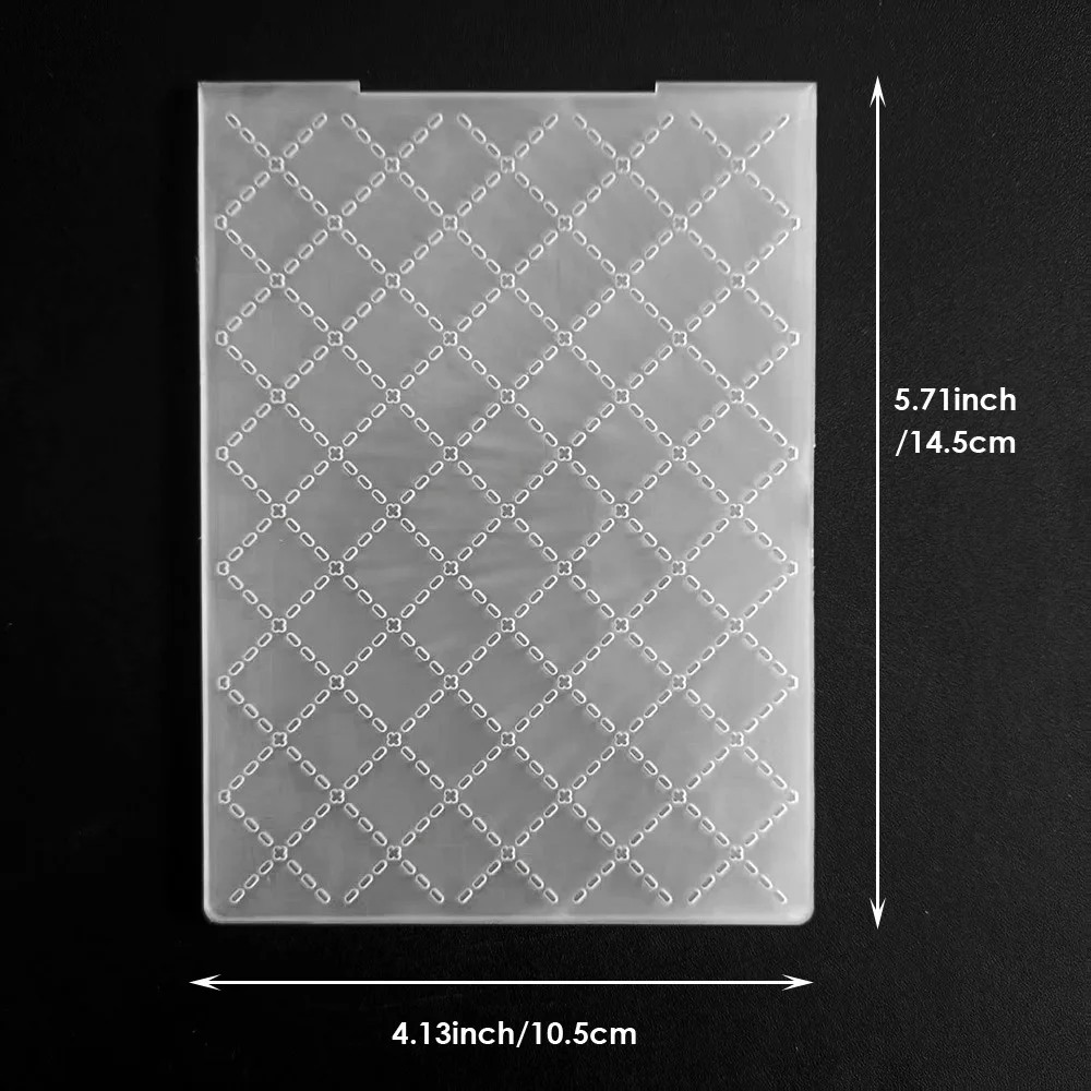 Balloon/Feather/Seaside Coconut Tree 2D Plastic Embossing Template Folders for Card Making Photo Album DIY Scrapbooking