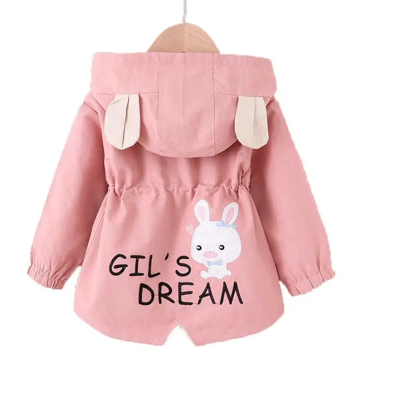 2-9 Years Girl\'s Jacket Spring and Autumn Children\'s Short Coat Fashion New Kids  Casual Sportswear Baby Trendy Top