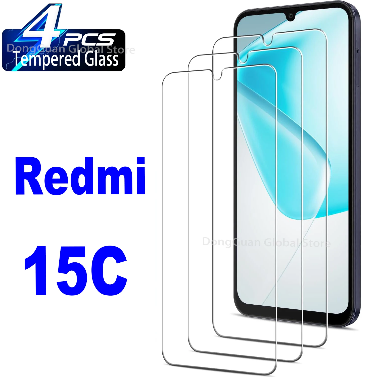 

For Xiaomi Redmi 15C Tempered Glass Screen Protector Glass Film