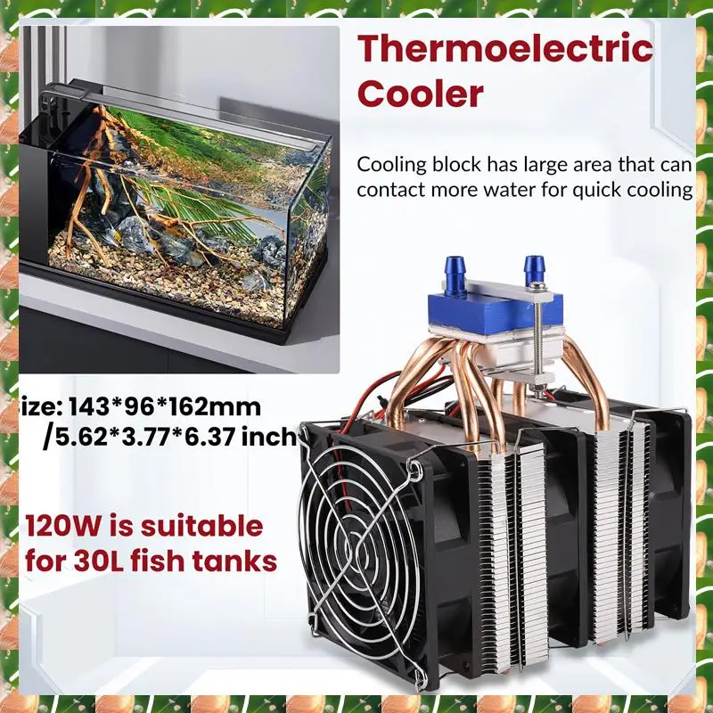

JAJA 1 PC Thermoelectric Cooler Semiconductor Refrigeration Peltier Cooler Air Cooling Radiator Water Chiller Cooling System Dev