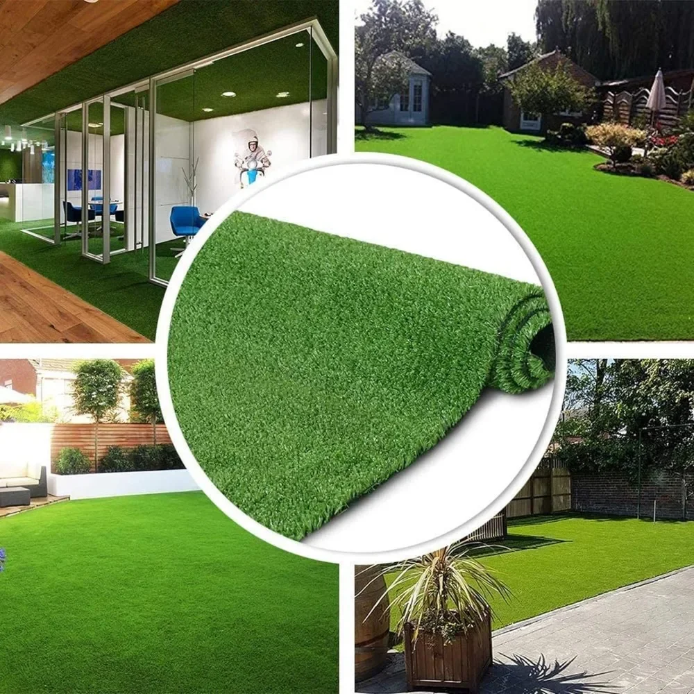 Artificial Grass Turf Lawn 7FTX12FT(84 Square FT) Indoor Outdoor Garden Lawn Landscape Synthetic Grass Mat fake grass