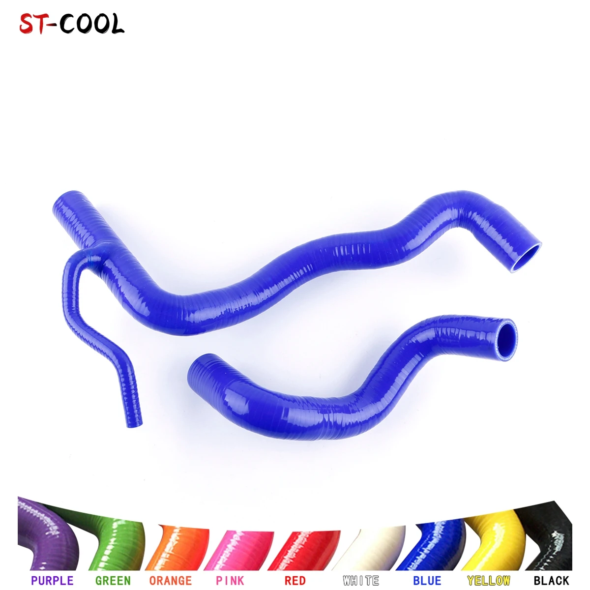 For 2005-2012 Toyota RAV4 XA30 1AZ-FE 2AZ-FE ACA30 2.0 / 2.4L 2006 2007 2008 2009 2010 Radiator Hoses Kit Silicone Tubes 2Pcs