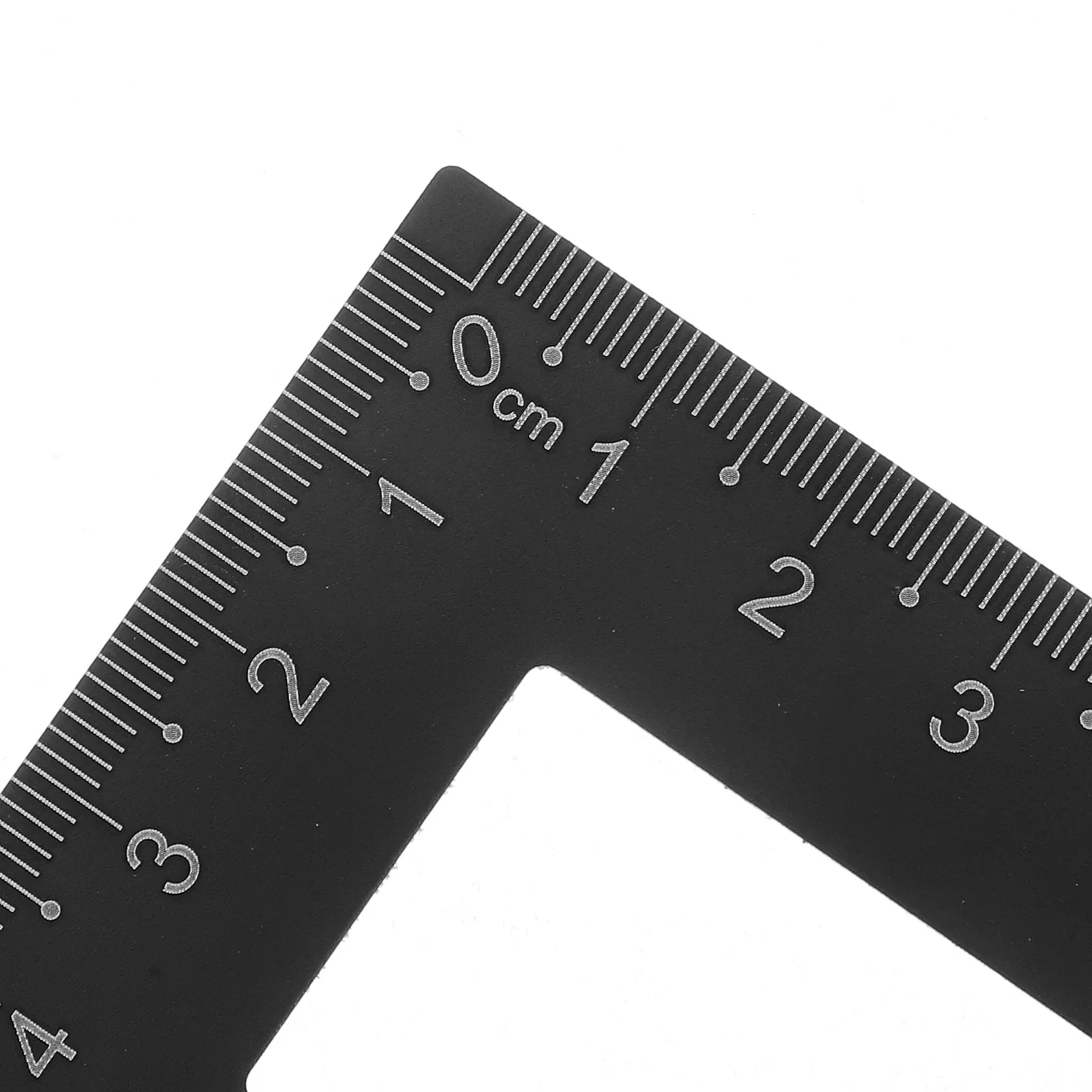 4 قطعة مجموعة مسطرة معدنية أدوات الهندسة المحمولة حافة مستقيمة مثلث المنقلة مجموعة أدوات مكتبية مدرسية للطلاب #6