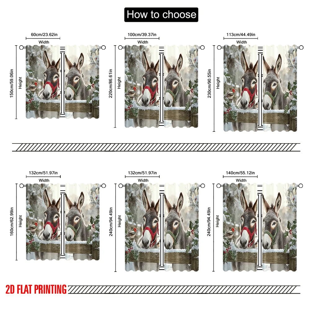 2 قطعة 2D الطباعة المسطحة عيد القديس باتريك الستائر حمار البوليستر بدون الكهرباء ستائر احتفالية لتزيين الجدران الذهبية #3