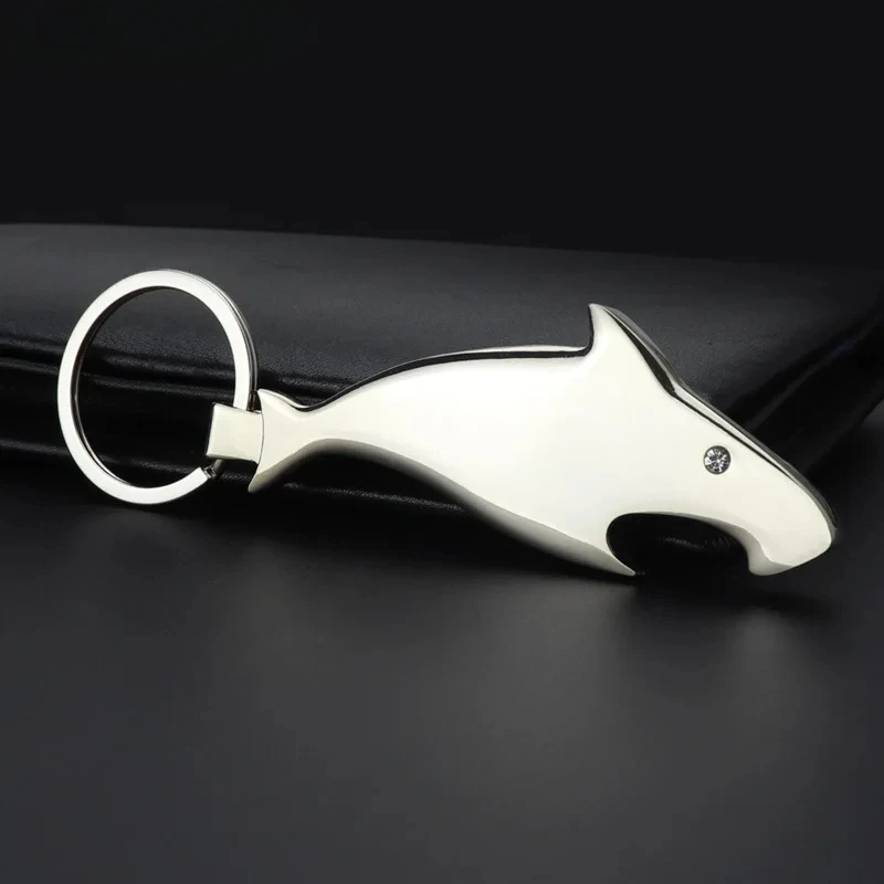 Fish-Shark Keychain Beer-Bottle-Opener Tool-Wine-Accessories Cerveja Ocean-Sea Animal Key Ring Key Chain