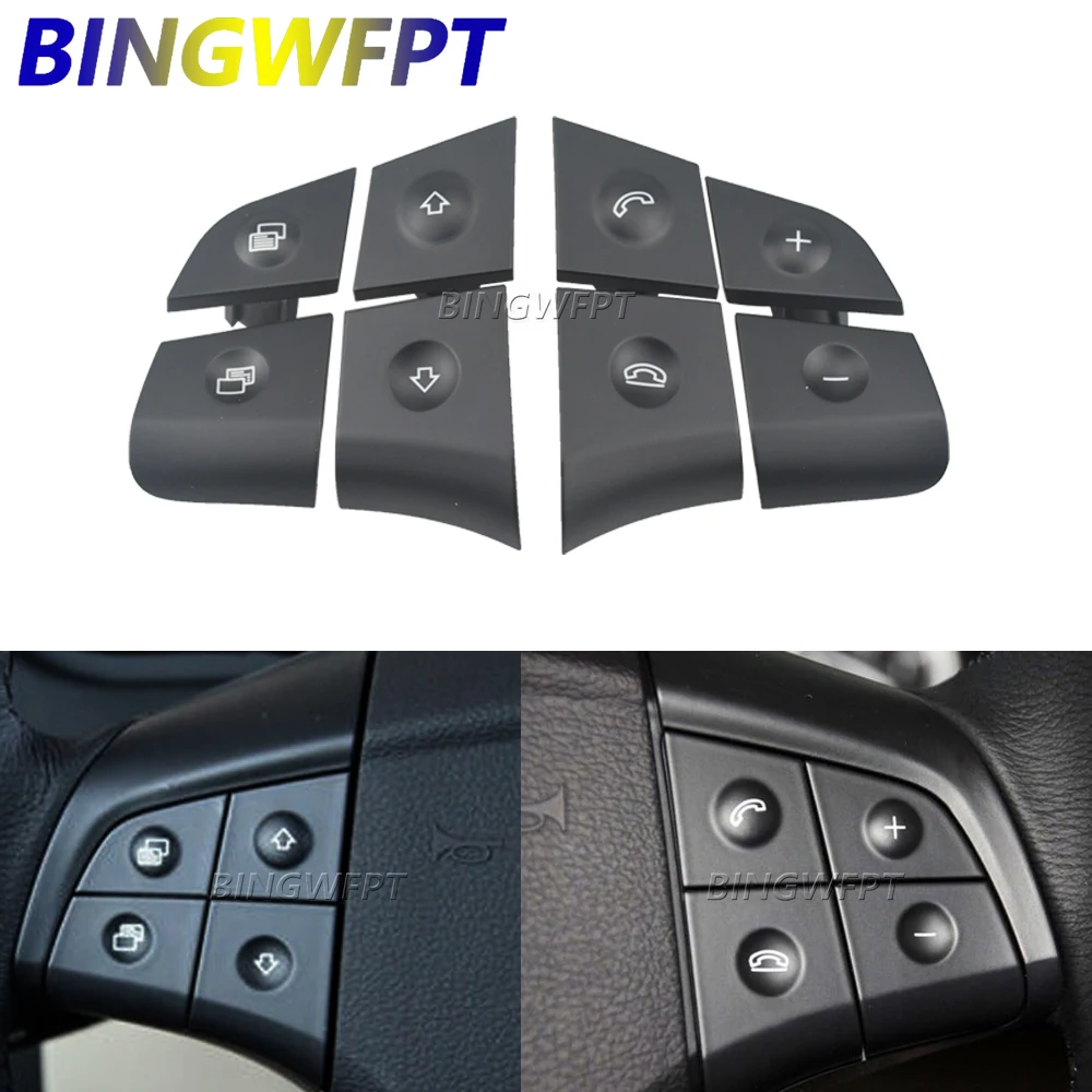 Multi-function Buttons For Mercedes Benz W251 R Class 2006-2009 8Keys 2Colors To Choose From Steering Wheel  ﻿