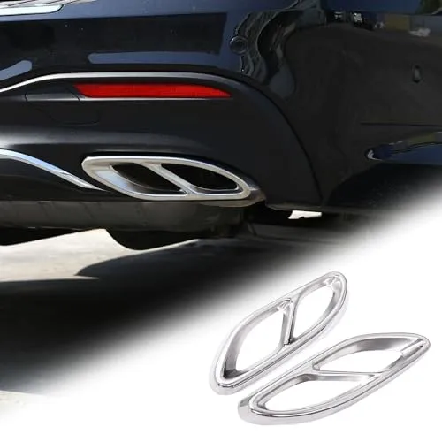 

For Mercedes Benz CLA Class C118 W118 CLA180 200 220 250 260 2013-2022 ABS Car Accessories Muffler Exhaust Pipe Tail Cover Trim