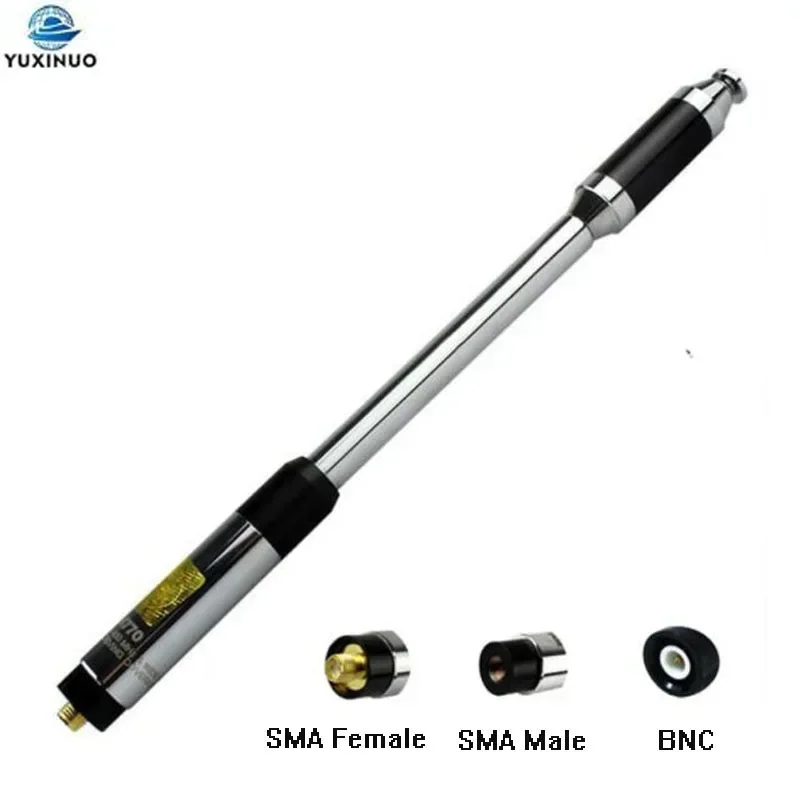 

RH-770 Dual Band 144/430MHz High Gain SMA-Male/SMA-Female/BNC RH770 Telescopic Antenna For BAOFENG UV-5R UV-82 888S TYT Radio