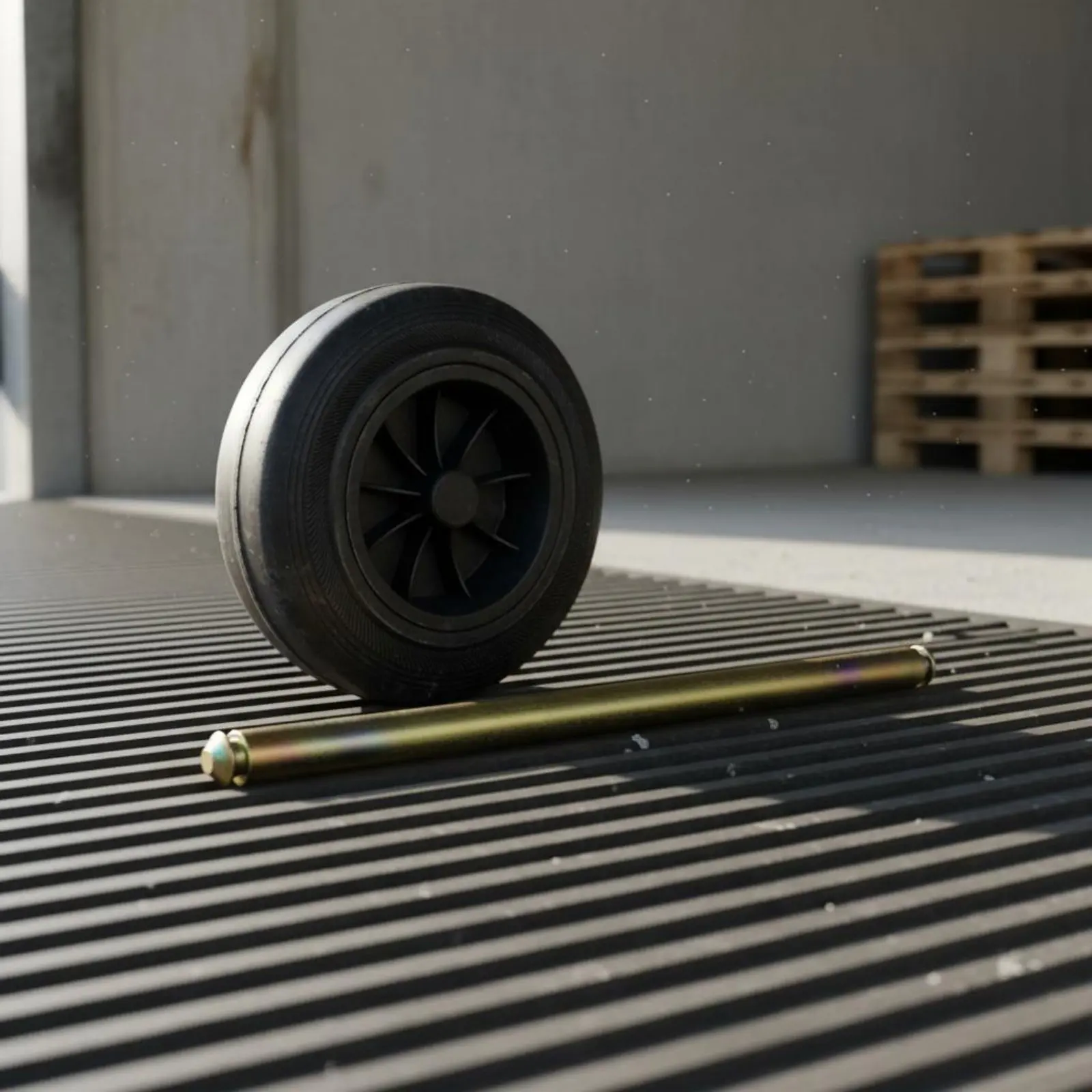 

Rubbish Bin Axle Wheel Iron Axle-and-Wheel Garbage Bin Wheel Trash Can Wheels Replacement Kit Thickened Trash Can Pulley Wheels