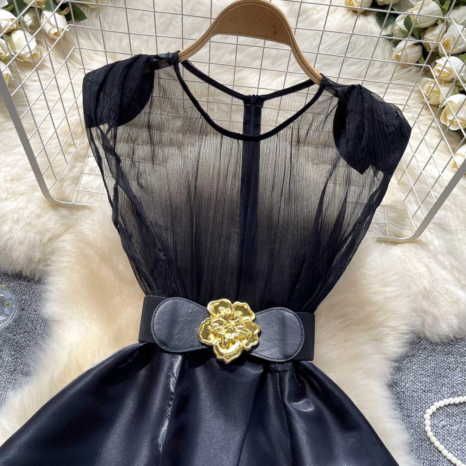 Women Sexy Bodysuit Chic sheet mesh Patchwork Jumpsuits Summer Beach Vacation Slim Rompers Clothing